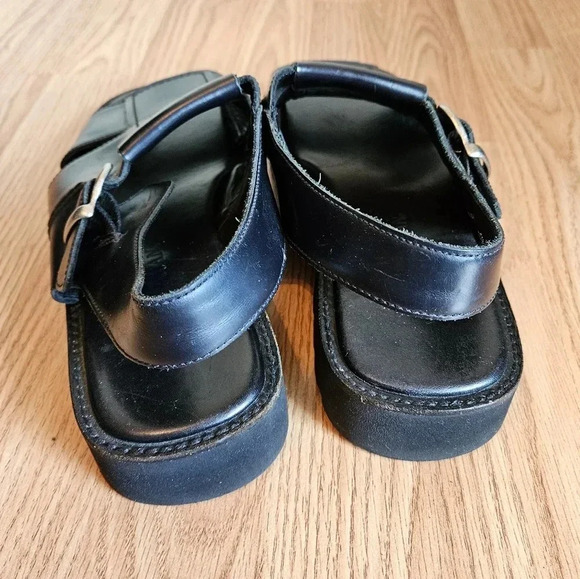 Cole Haan Leather Men's Fisherman Grandpacore Casual Black Sandals Shoes Size 10 - Picture 6 of 12